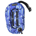 Single Wing Blue Donut Pro Tank w/ Palantic Camo Black Accent Neptune Diving 30lbs,