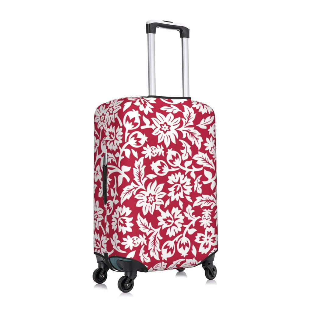 Bingfone Luggage Suitcase Inch Anti-Scratch Luggage Cover 18-32 Cover Fits Washable Protector Suitcase Flowers Red Cover