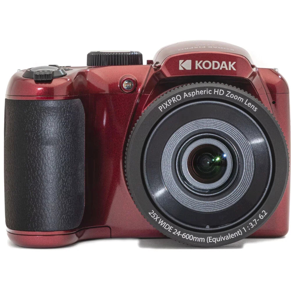 Camera + Kit +Tripod Case Extra Kodak -32GB (Red) Battery AZ255 PIXPRO Digital +