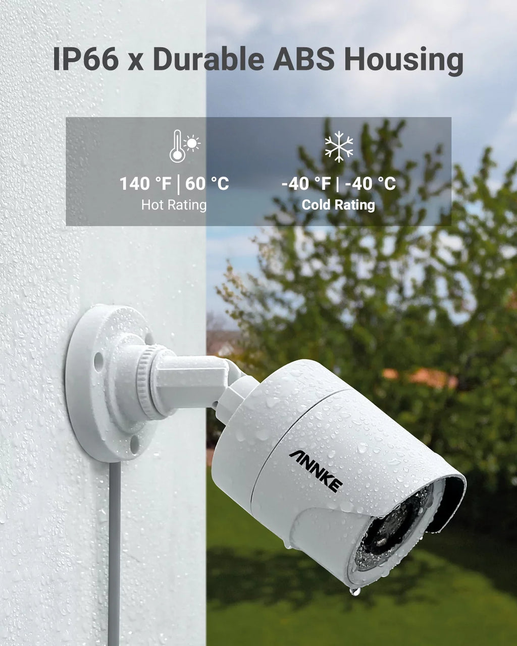 with DVR 8CH Email Night System Detection, Hard Cameras, with Alert H.265+ Vision, (4) Wired ANNKE 100ft 1 Surveillance Lite Security Weatherproof Drive and 5MP 1080p Human/Vehicle Camera AI TB 5-in-1