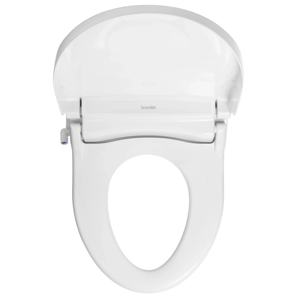 Brondell Round Seat Remote Toilet Advanced Control, Bidet White with Swash DR802