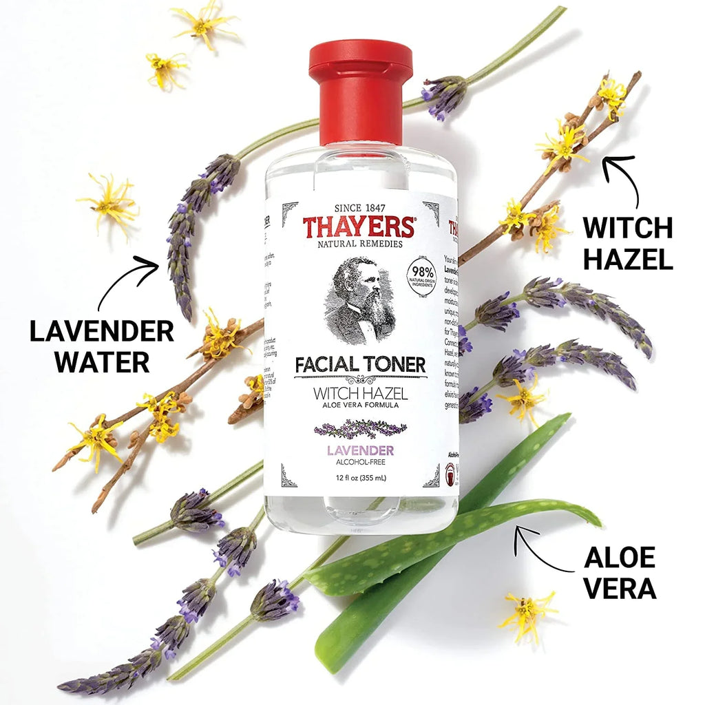 2 Lavender 12 Aloe Hazel Fl - Oz Witch (Pack - Thayers With of 2) Vera