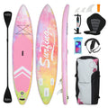 Kayak Inflatable FULLWATT Seat Board Kit Stand Paddle Complete with Surfboard Up SUP 11FT