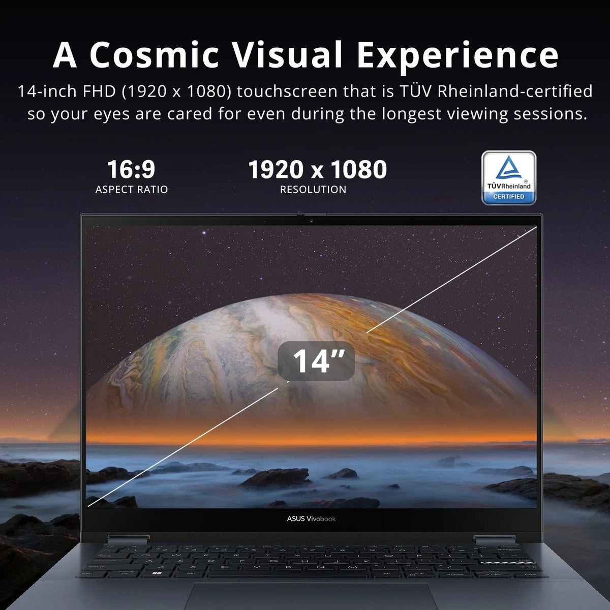 DDR4 14 Hotface Flip 11 Display, Intel ASUS Thunderbolt 14" 8GB 512GB Quiet SSD, FHD RAM, Home, 32GB USB Windows Core i5-12500H Touch Vivobook Card NumberPad, S Blue, 4, CPU,