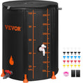 Including 100 Gallon Container Storage Kit, System Rainwater Collection Overflow Rain PVC Portable Barrel, Large and Water Tank Collapsible BENTISM Spigots Capacity,