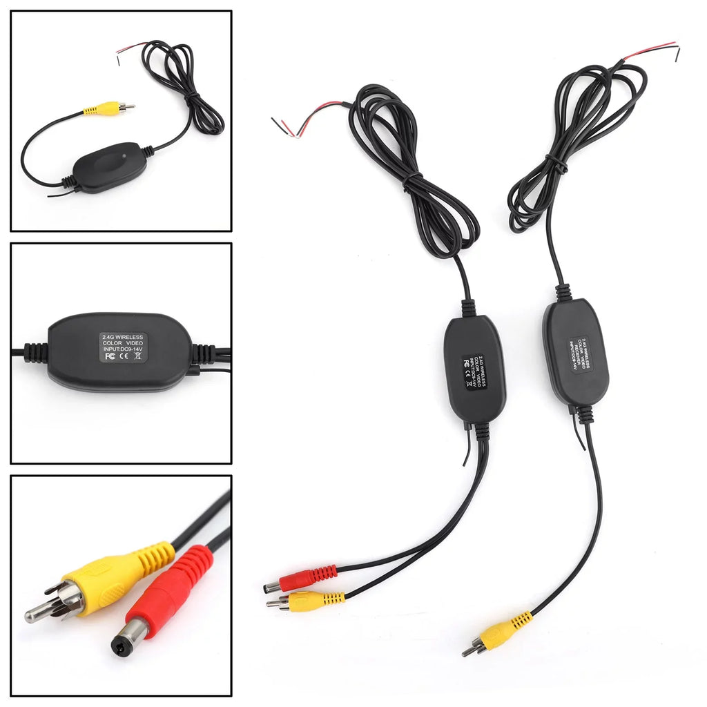 LED Night CMOS View Reverse View Rear Backup 170° 4 Car Wireless Camera