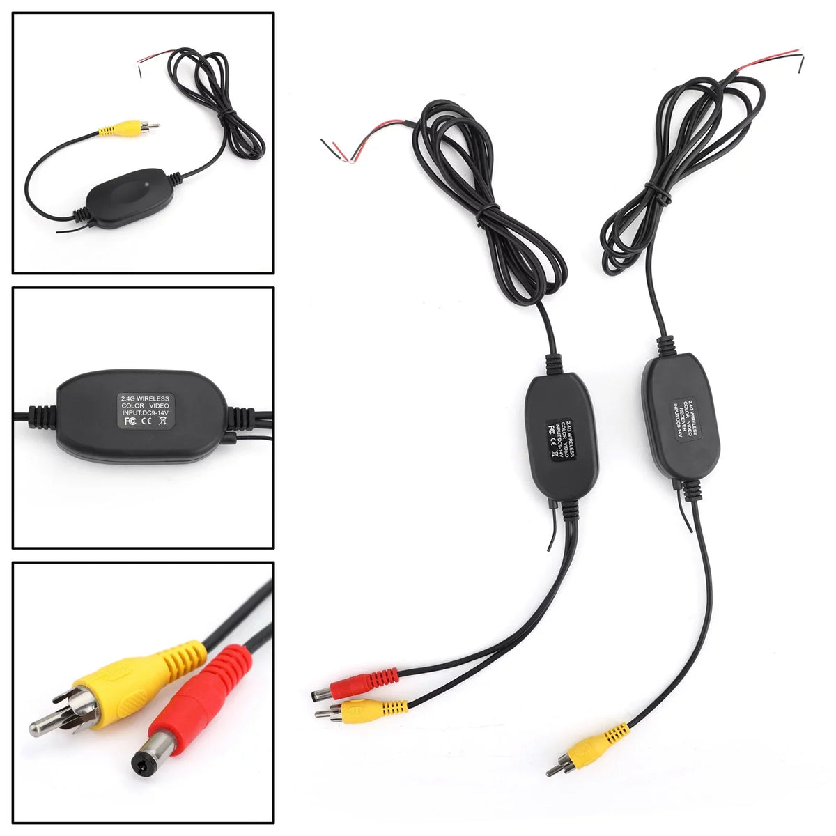 LED Night CMOS View Reverse View Rear Backup 170° 4 Car Wireless Camera