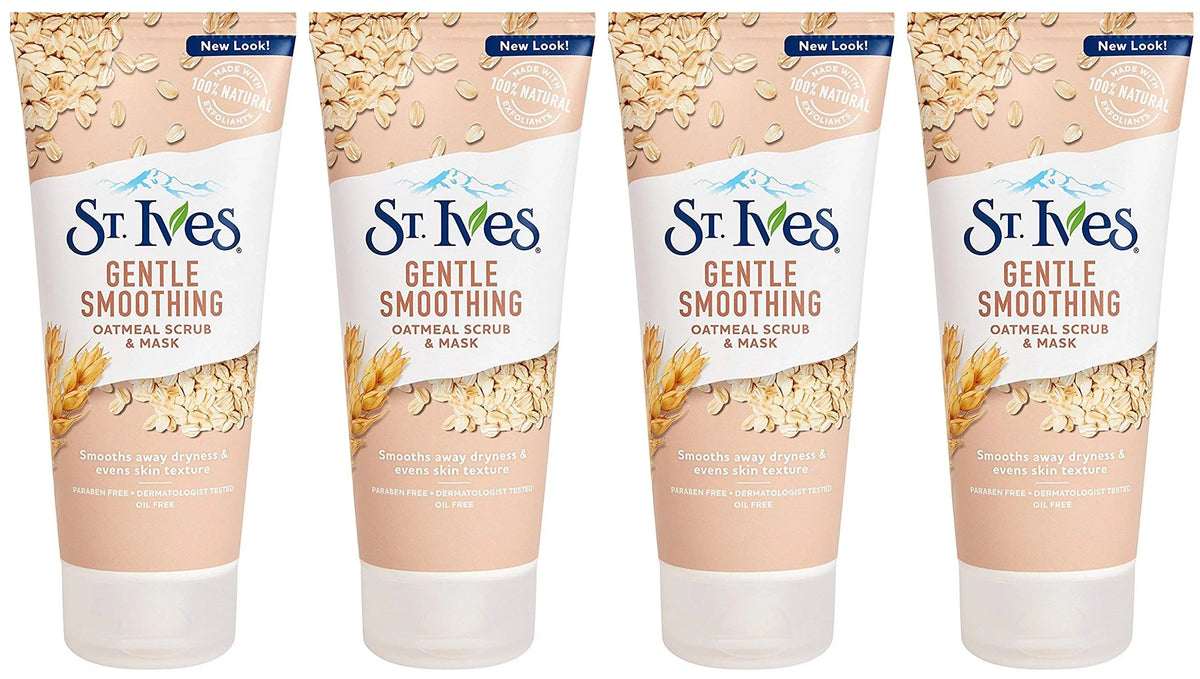 Oatmeal 6 Smooth Oz Nourished & 4) Mask, (Pack St. Of & Ives Scrub