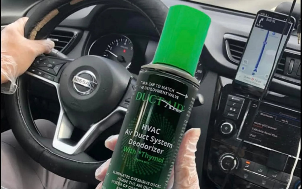 Natural, Aid and System Air Concentrate Plant-Based Duct All Mold Deodorizer of Uses. with 4 Pack Fogger HVAC - with Thymol Duct Treatment - Multiple