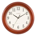 Inch Technology finish WT-3122A-Int La Cherry Analog Clock, 12.5 Crosse Oak Atomic Wood