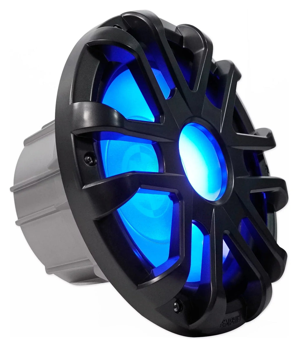 10" Watt LED 500 Dual 4-Ohm Sub Subwoofer Marine Memphis MXA1044 Boat Audio