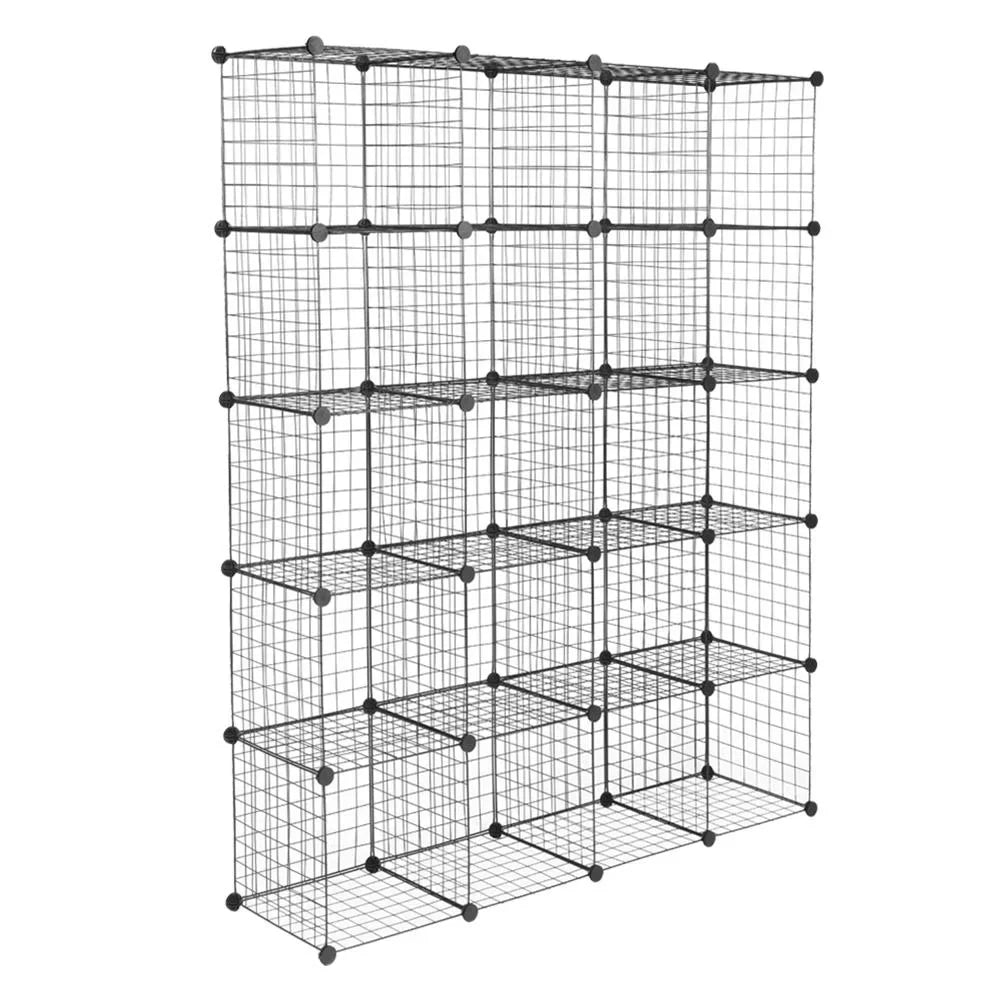 Organizer Winado Storage Design Shelves Stackable Multifunctional 20-Cube Plastic