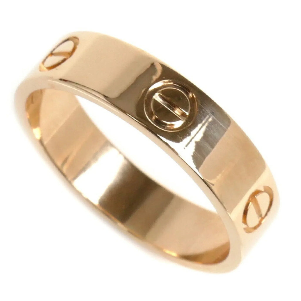 Size Love K18PG CARTIER 23.5 Gold Ring 7.0g Pre-Owned Pink B4084864 Men's (Good) 64