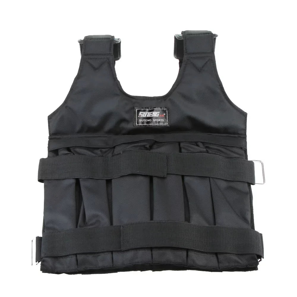 Clothing Weightloading Vest Invisible SUTENG Training, for Max - Weighted and Adjustable 50kg Exercise Boxing Sand Loading