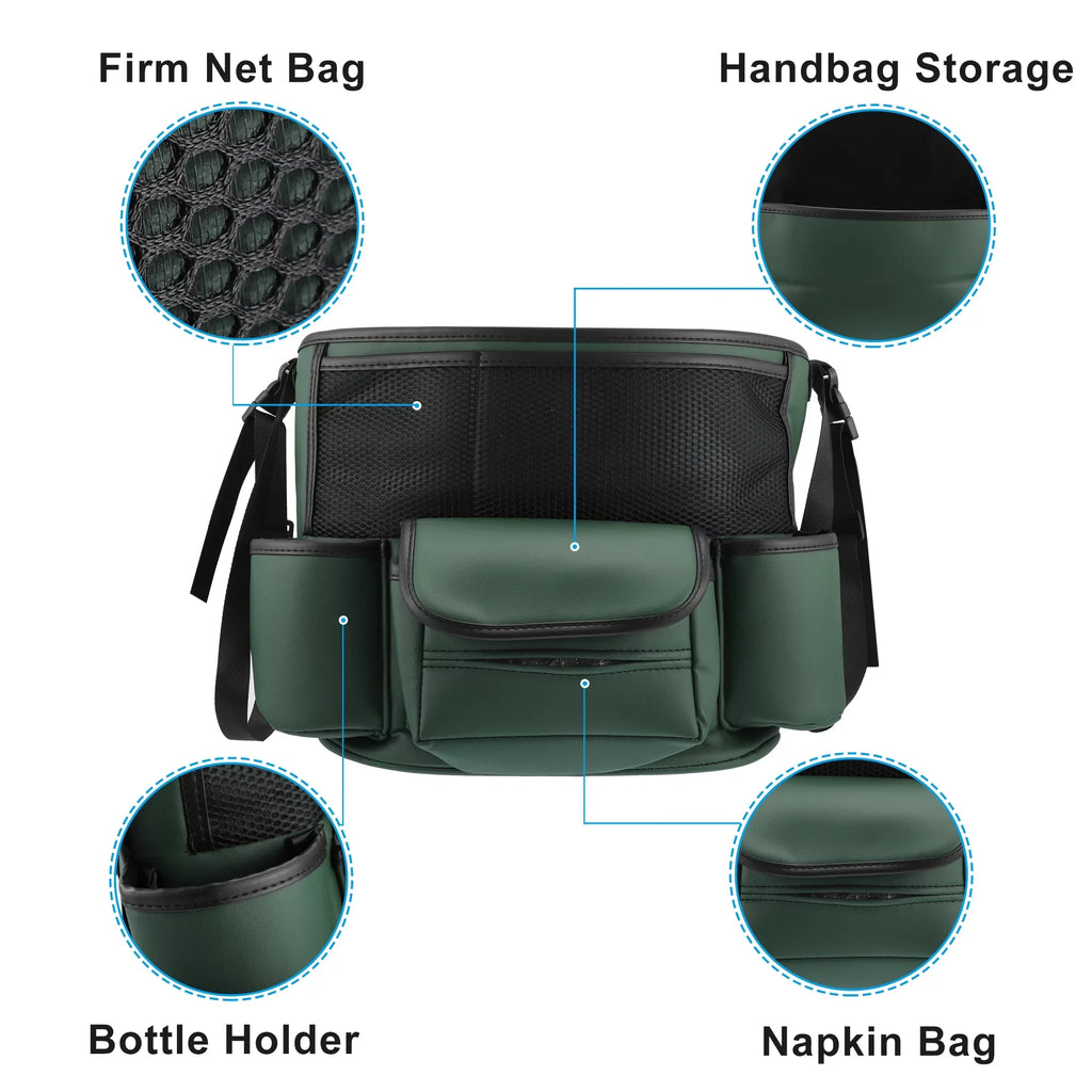 Green Unique Purse Car Multi for Capacity Bargains Organizer Large 36x26x18cm Car Backseat Seat Storage Army Pockets
