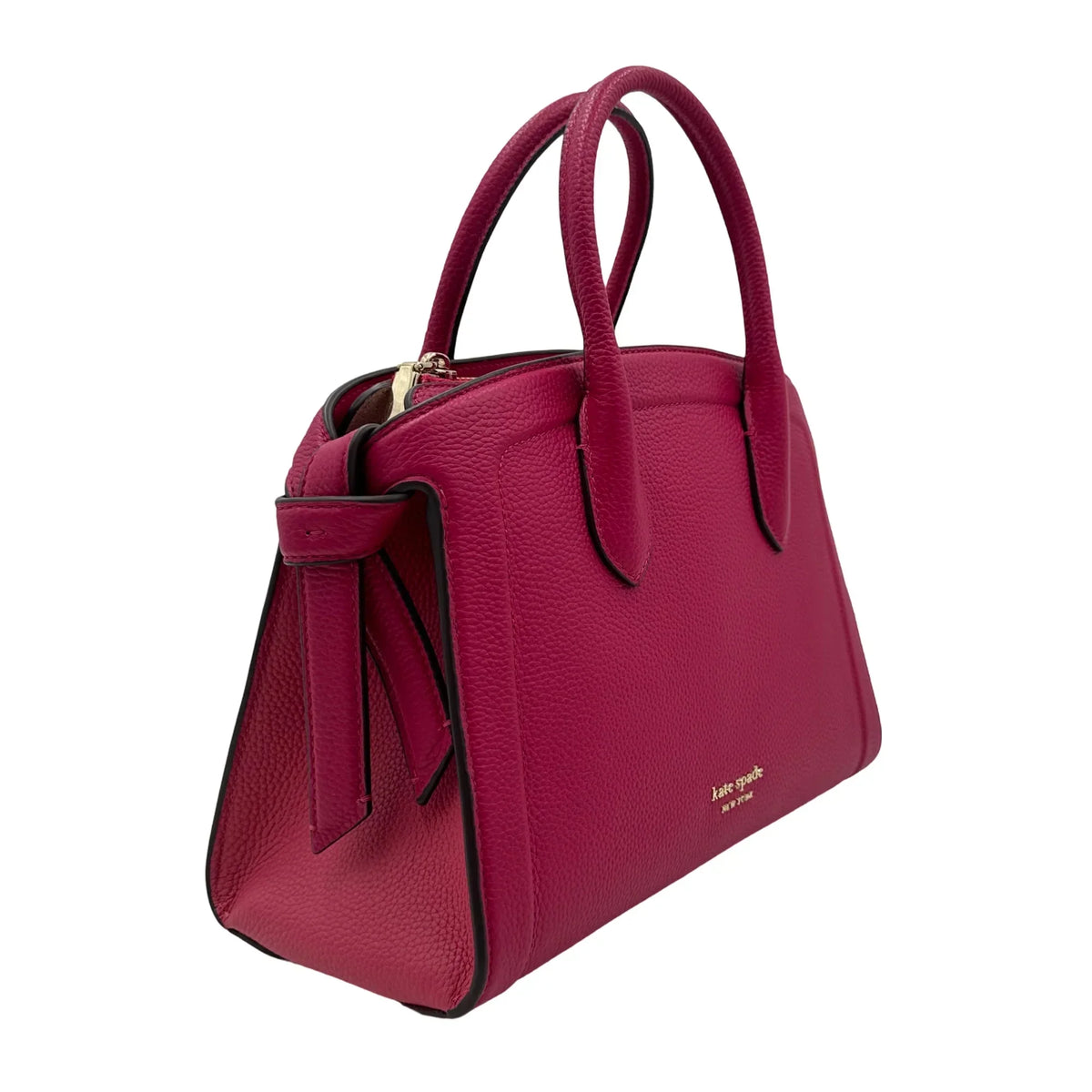 Satchel Colorblocked Medium - Kate Multi Top Spade Zip Knott Renaissance Rose