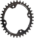 104 Elliptical Wolf BCD, Drop-Stop B, Black 104 Tooth - 4-Bolt, 34t, BCD Chainring