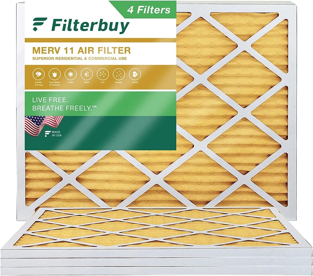 AC 16x20x1 Filters HVAC Air Furnace 11 Pleated Filterbuy MERV (4-Pack)