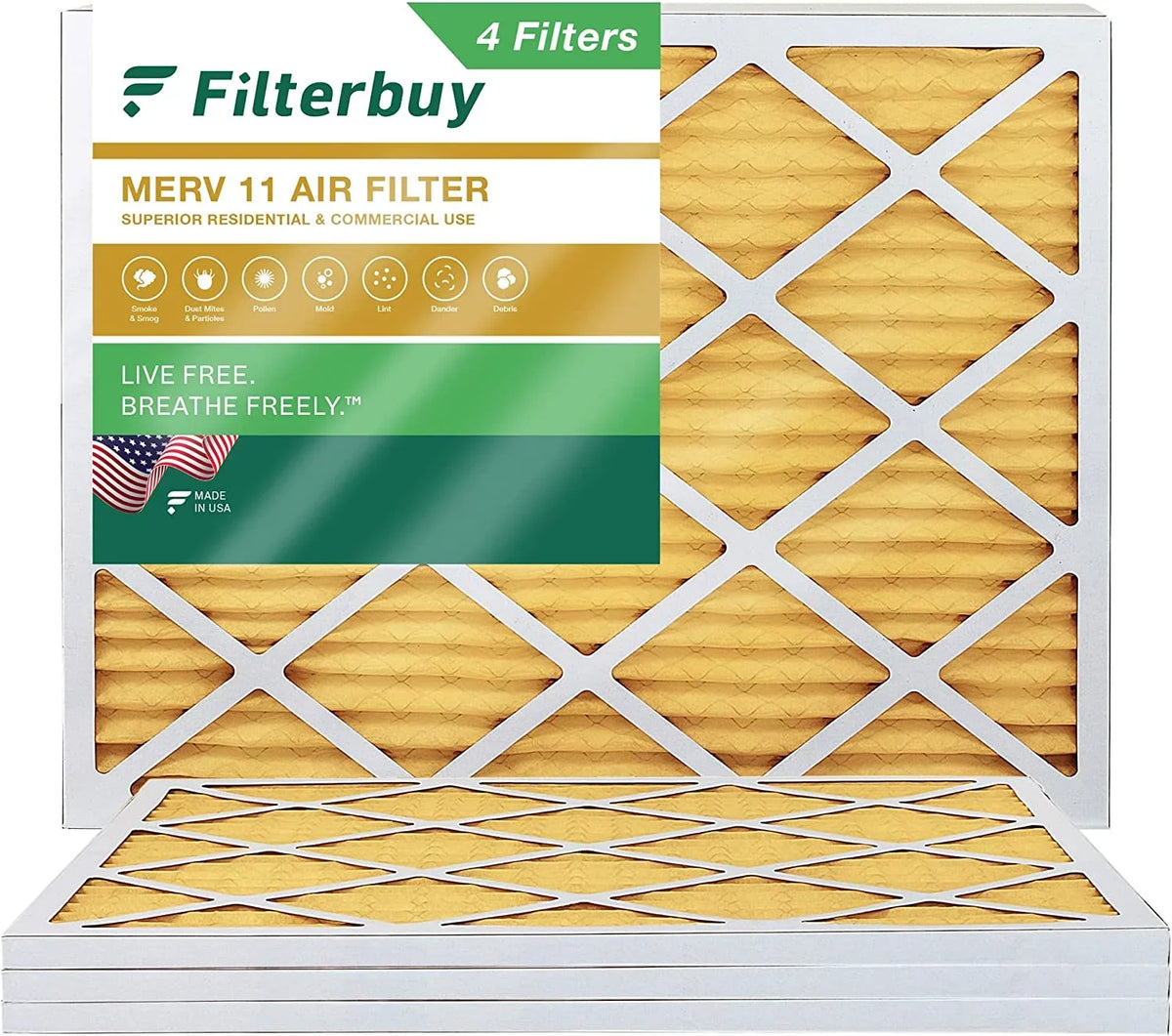 AC 16x20x1 Filters HVAC Air Furnace 11 Pleated Filterbuy MERV (4-Pack)