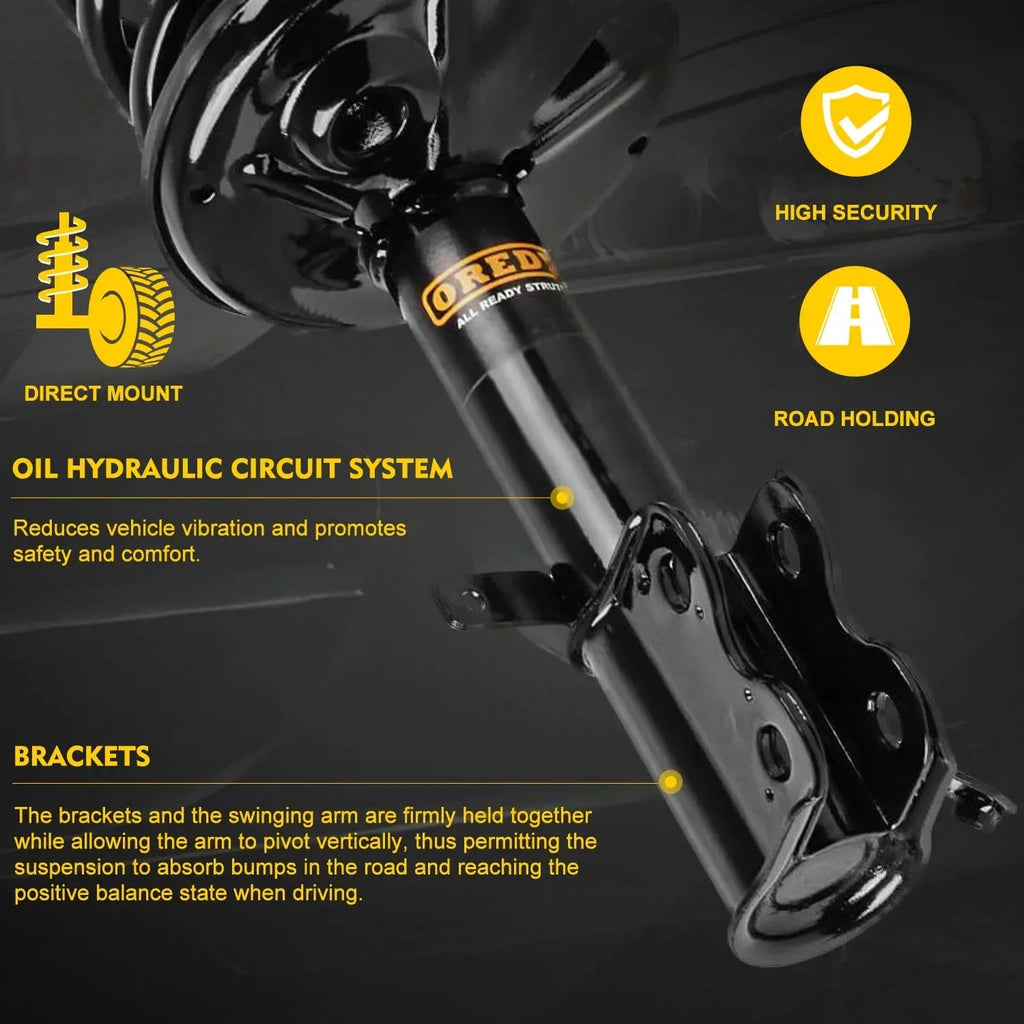 2007 Toyota for Bar - 4PC 2006 Links 2009 2008 K80879 Yaris 2010 Front 2011 OREDY & Kit 2012 Struts 272289 272288 Sway