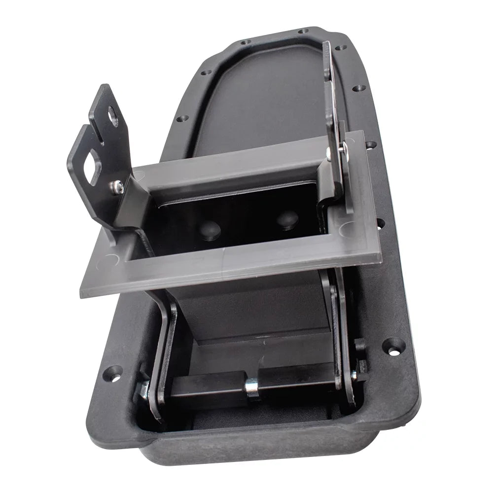 Replacement with Dark Pickup Kit Center Repair Base 04-11 & Brock Armrest Ranger 3L5Z10047A20AAD Compatible Truck Full Gray Console Hinges
