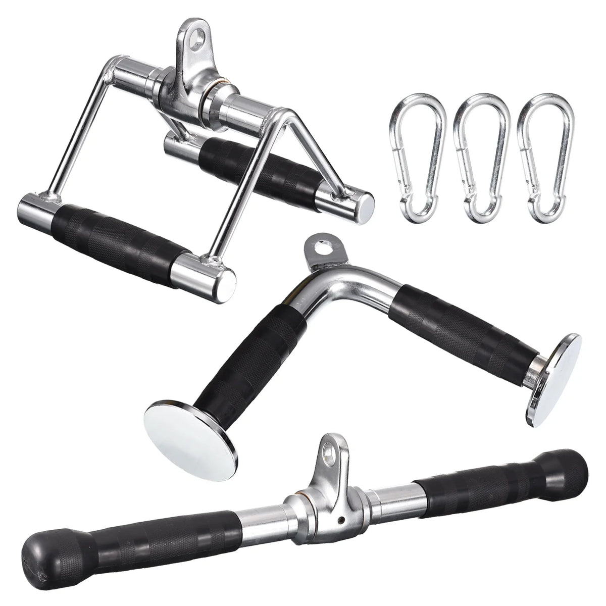 Cable Down Silver Attachment Press Accessories, Machine Gym for Tricep