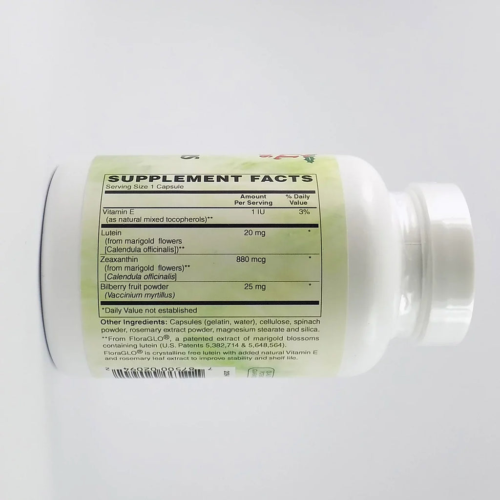 Capsules Hill Foods, Vision 120 Support Holly For With Health FloraGLO, Plus Lutein