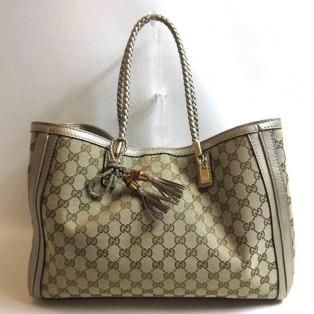 tote bag bamboo Vera (Good) GUCCI canvas Pre-Owned Gucci shoulder 269945 GG