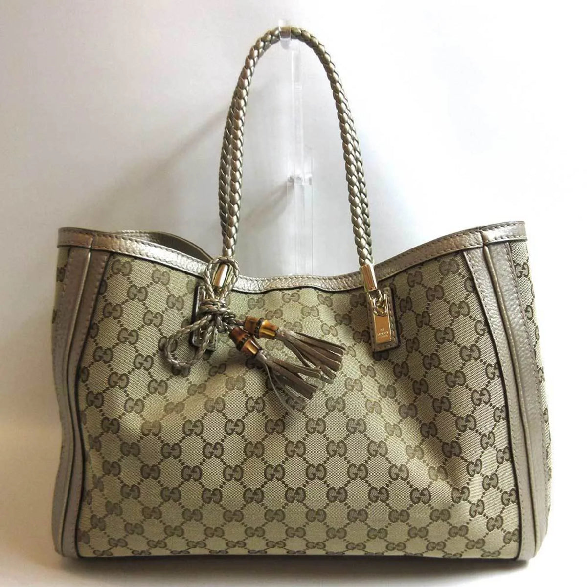 tote bag bamboo Vera (Good) GUCCI canvas Pre-Owned Gucci shoulder 269945 GG
