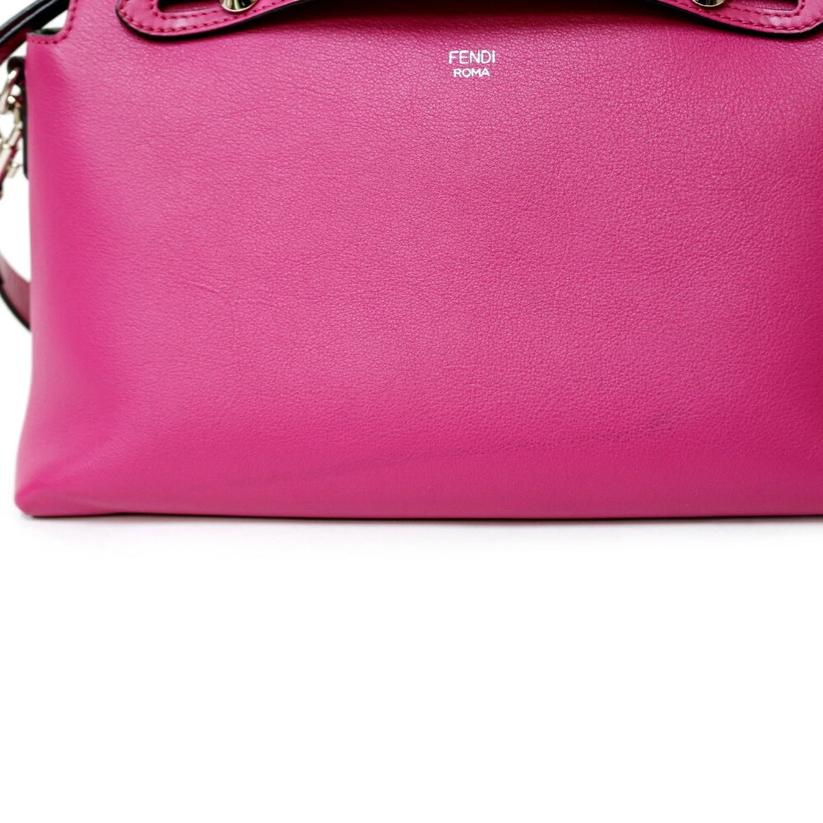 (Fair) Visaway Women's Pink Leather Pre-Owned Shoulder Fendi Bag FENDI