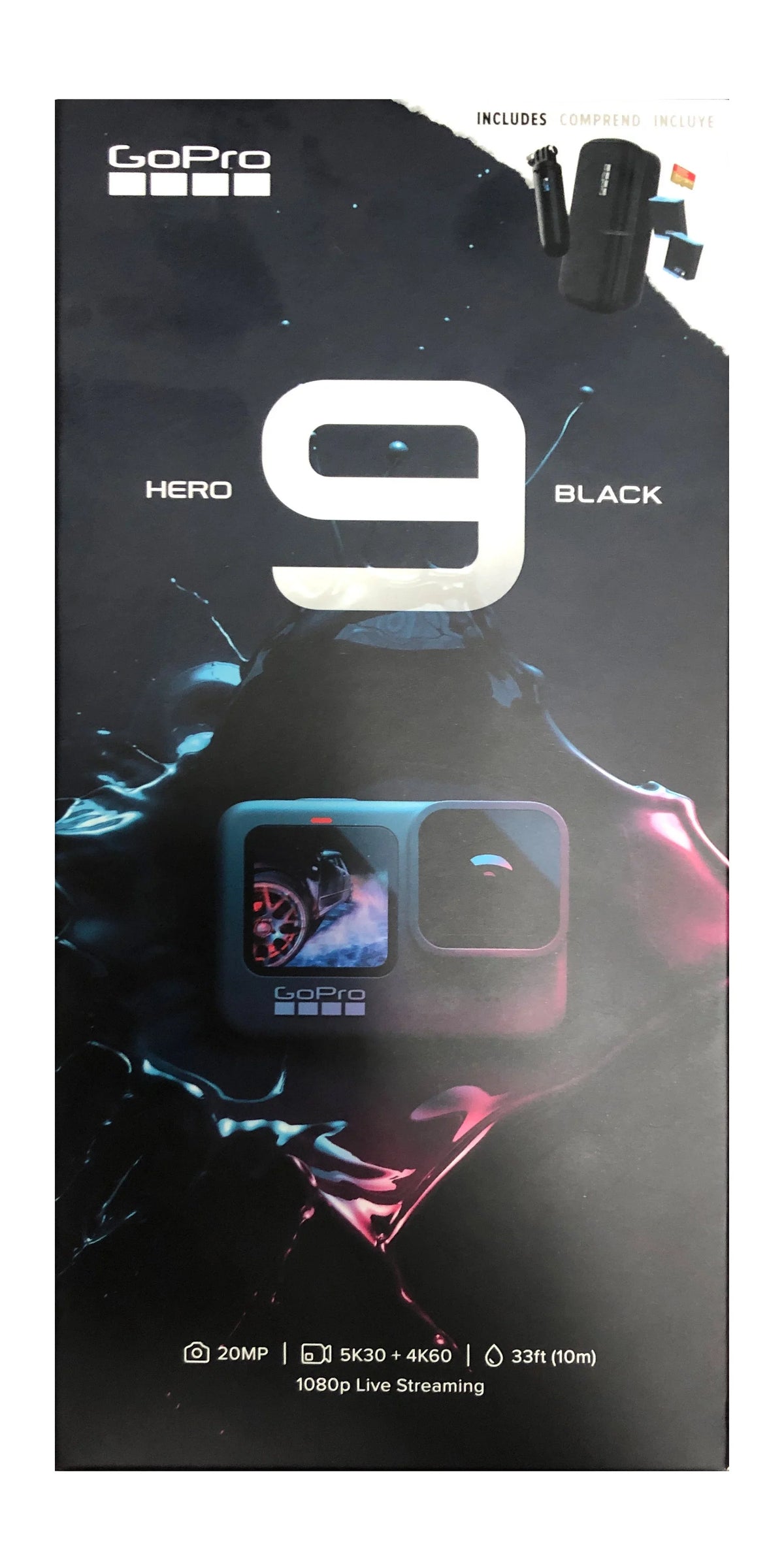 Camera HERO9 Black 5K GoPro 9 Accessories *Bundle* Hero UHD Action