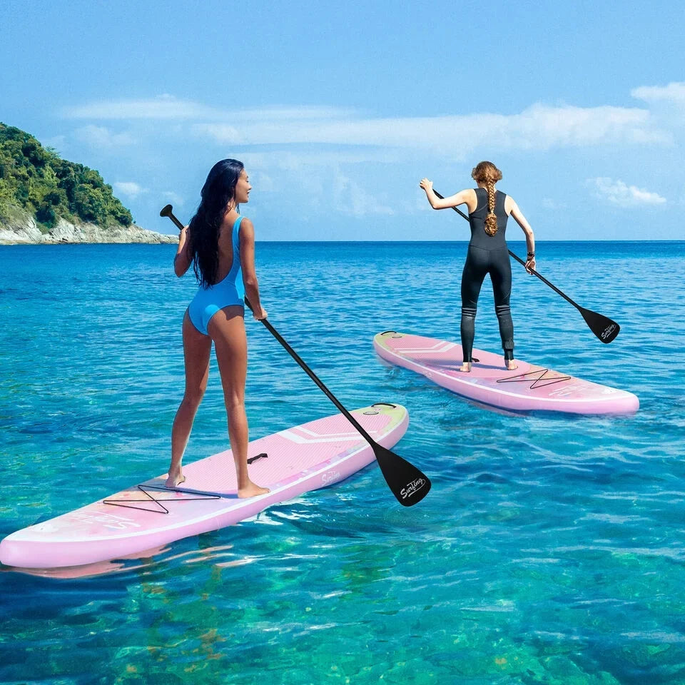 Kayak Inflatable FULLWATT Seat Board Kit Stand Paddle Complete with Surfboard Up SUP 11FT