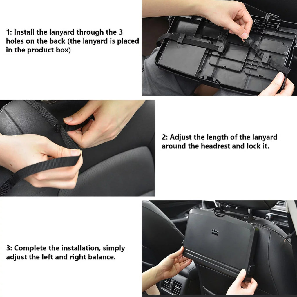 Organizer Table Auto And Table Car Dining Seat And Car Table Backseat Car Work Portable Back Food Tray Drink Foldable Food Tray