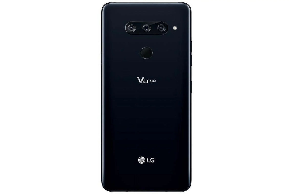 Black LG 64GB Verizon Only 6.4" Used V40 (Used) V405UAB ThinQ
