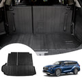 with Highlander Cargo 2020-2024 Liner Toyota Mat Accessories Highlander Fit Mats Car Trunk Backrest